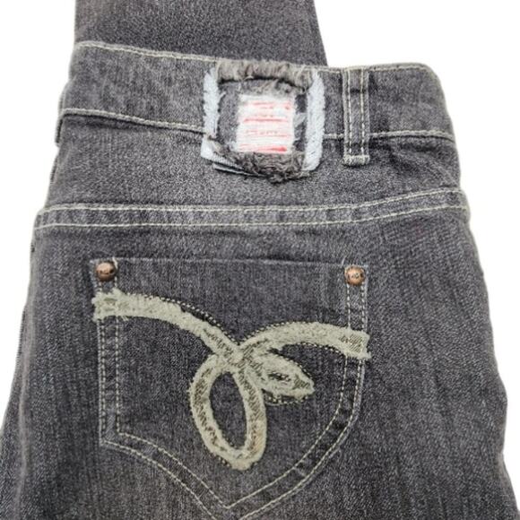 Ergo Wise & Ruthless Jacklyn Skinny Distressed Jeans Black Size 30‎ - Picture 6 of 12